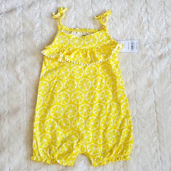 NWT Carter's 24M Lemon Romper - Picture 4 of 8